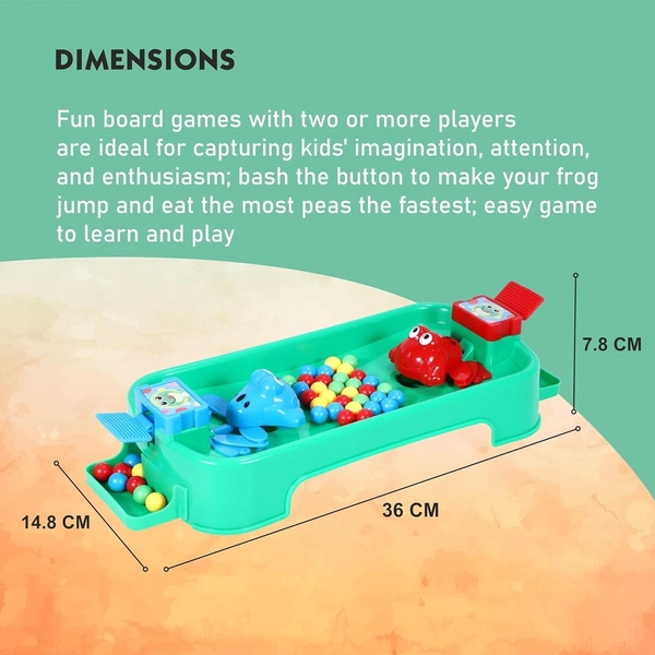 Hungry Frog | Eat The Beans | Hungry Frog Game for Kids | Game for 2 Players