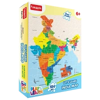 INDIA MAP JIGSAW PUZZLE 104 PC