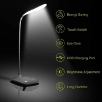 led Desk Lamp with Mobile Stand for Home/Office in 3 Color Modes Touch Control On/Off