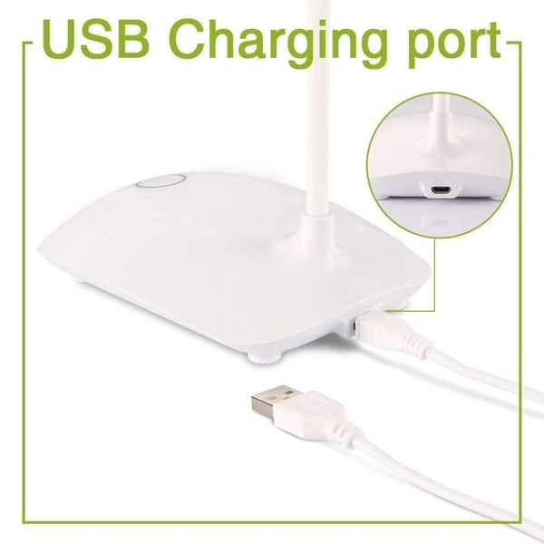 led Desk Lamp with Mobile Stand for Home/Office in 3 Color Modes Touch Control On/Off