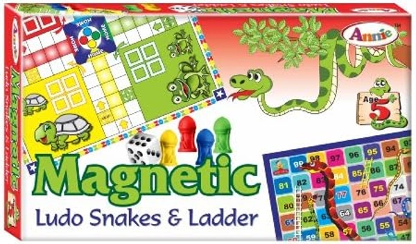 MAGNATIC LUDO SNAKE & LADDER SMALL (ANNIE)
