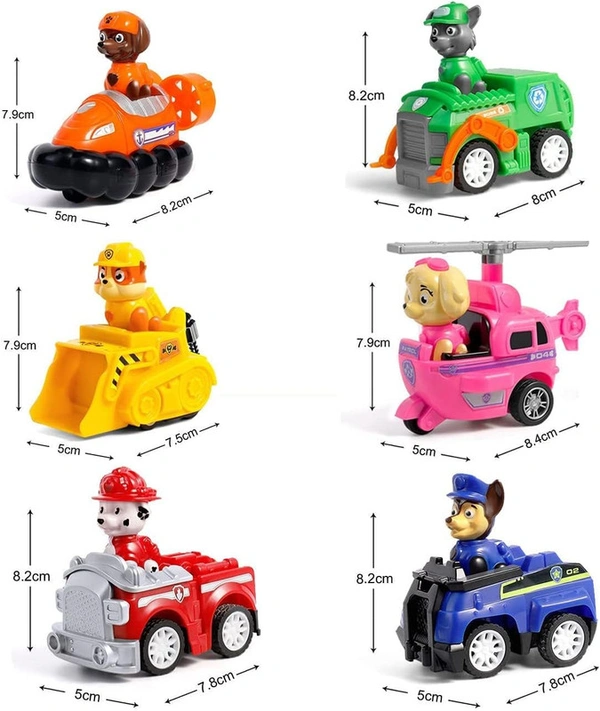 PAW PETROL READY TO ATTACK (pack of 6)