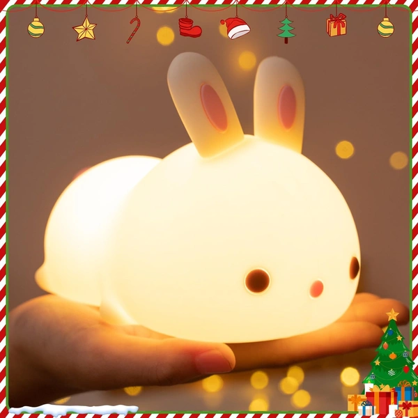 Cute Rabbit Silicone Lamp Rechargeable