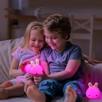 Cute Rabbit Silicone Lamp Rechargeable