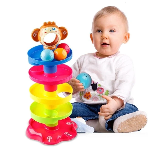 Roll Ball |Drop and Roll Swirling Tower