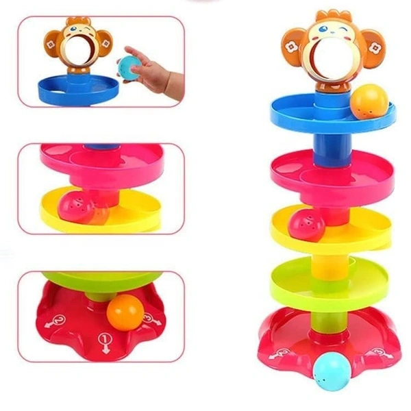 Roll Ball |Drop and Roll Swirling Tower