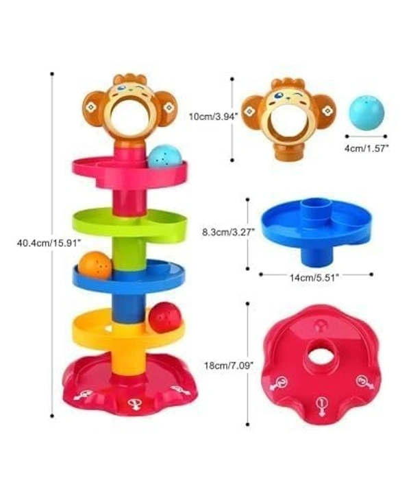 Roll Ball |Drop and Roll Swirling Tower