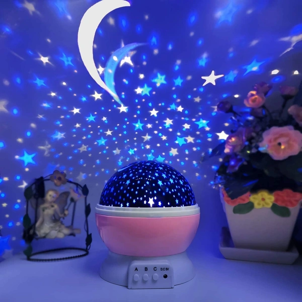 Master Rotating 360 Degree Moon Night Light Lamp  (Multi Color,Pack of 1)