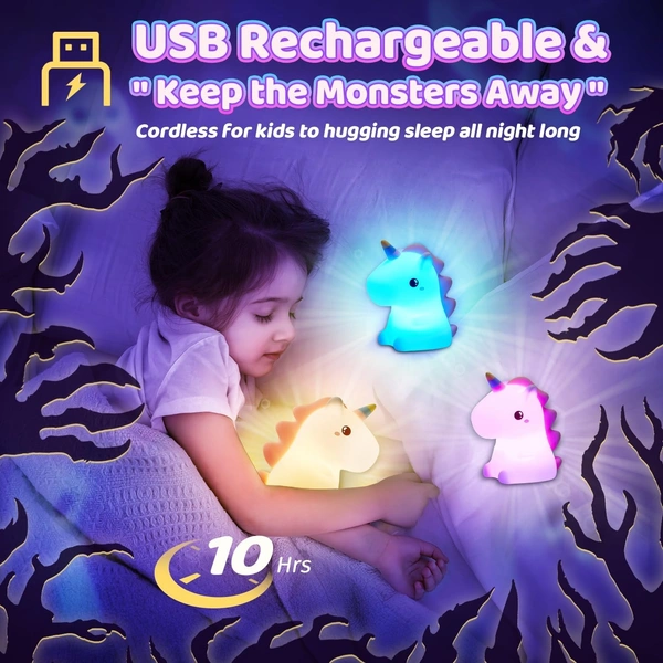 Silicone Unicorn Night lamp