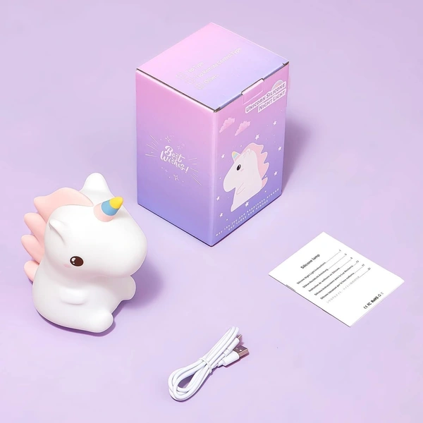 Silicone Unicorn Night lamp