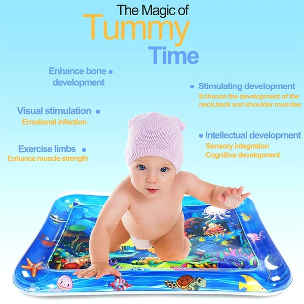 Water Play Mat Toys Inflatable Tummy Time