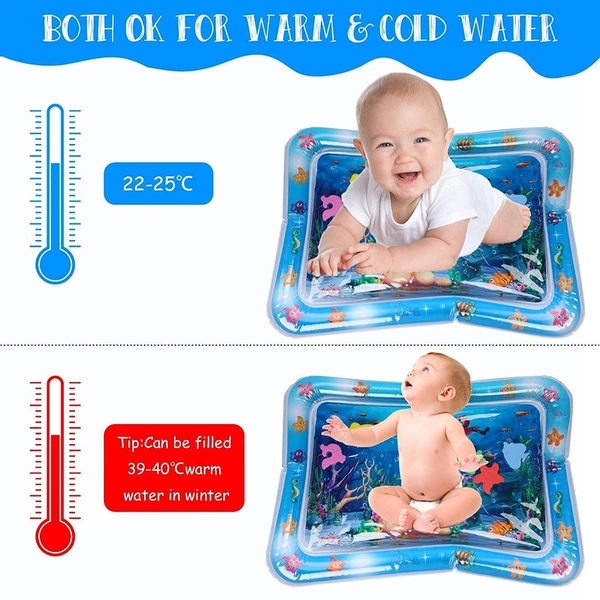 Water Play Mat Toys Inflatable Tummy Time