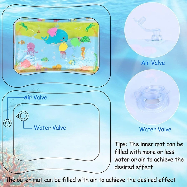 Water Play Mat Toys Inflatable Tummy Time