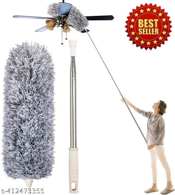 Microfiber Feather Duster For Fan, Celling, Door, Wardrobe, Chandelier Cleaning