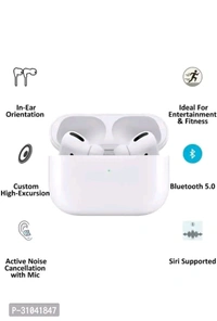 TWS Earbuds Premium Sound Quality  - White