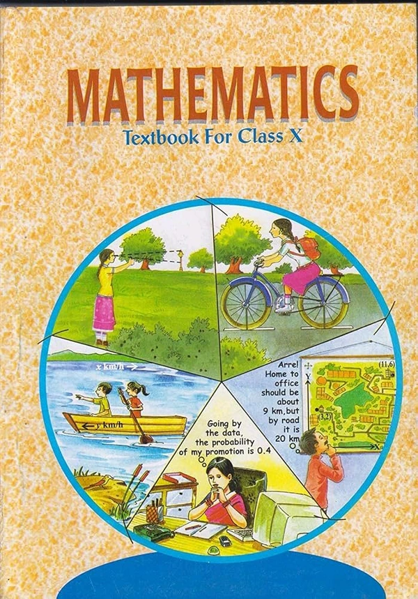 NCERT / CBSE Board Class - 10 Mathematics NCERT full Book e-book/ PDF - Black, A3