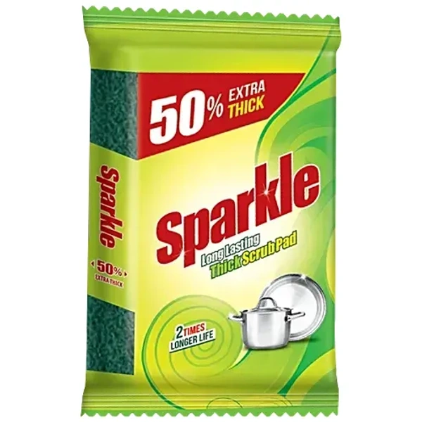 Sparkle Long Lasting Thick Scrub Pad 