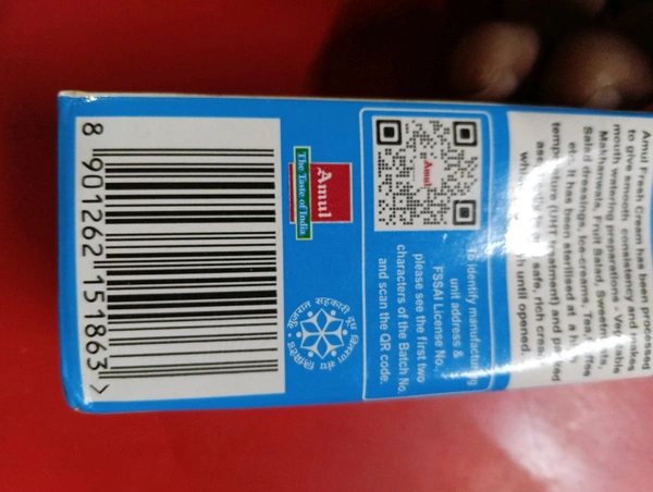 Amul Fresh Cream, 250 ml