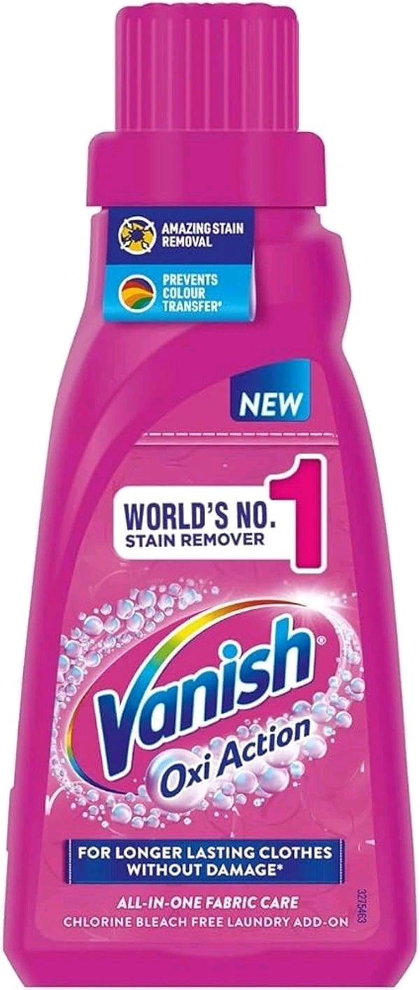 Vanish All In One Liquid Detergent Booster - 400 Ml | Removes Stains, Whitens Whites And Brightens Colors, 