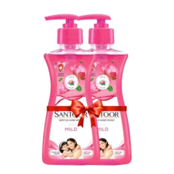 Santoor Hand Wash Mild 200ml, Buy 1 Get 1 Free