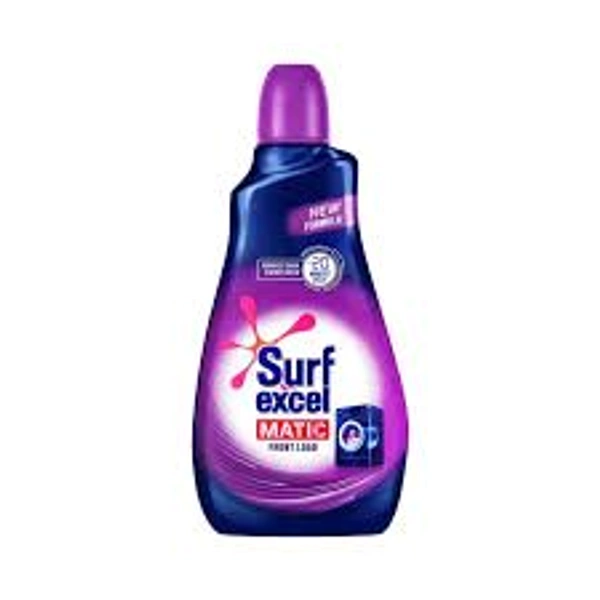 Surf Excel Matic Front Load Liquid Detergent 1L – Fast Stain Removal