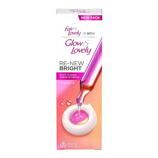 Fair & Lovely is Now Glow & Lovely Advanced Multi Vitamin Face ...50g