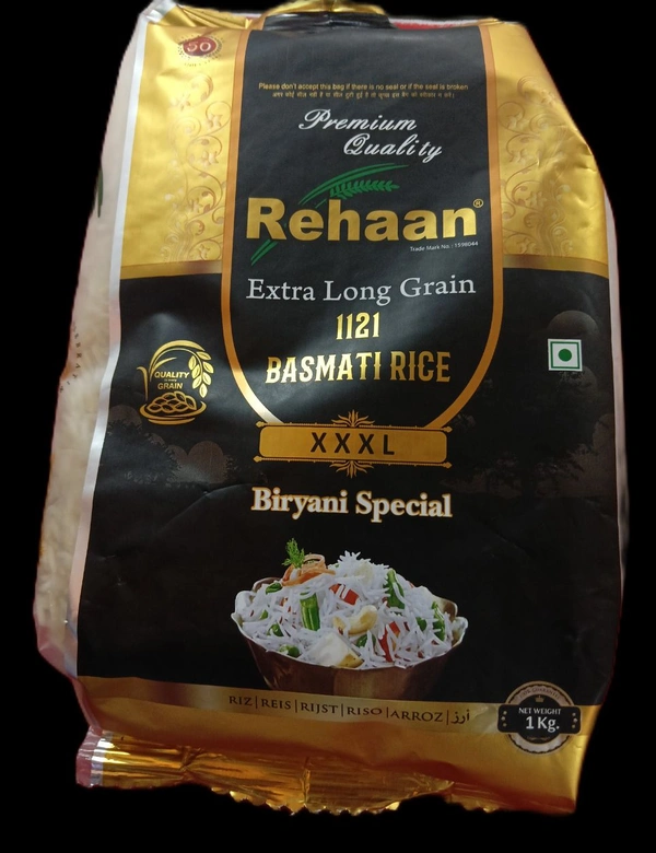Rehaan 1121 Biryani Basmati Rice 1kg