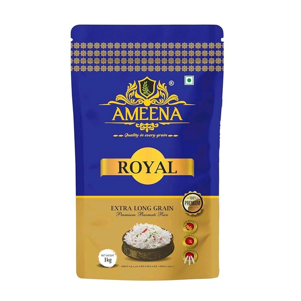 Ameena Royal Basmati Rice,  1 kg 
