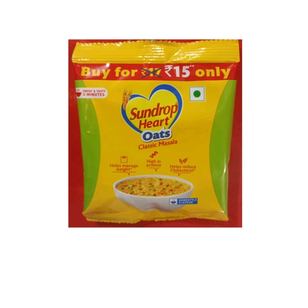 Sundrop Heart Classic Masala Oats -38g