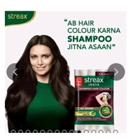 Streax Insta Shampoo Hair Colour No. 3.16 Burgundy - 
