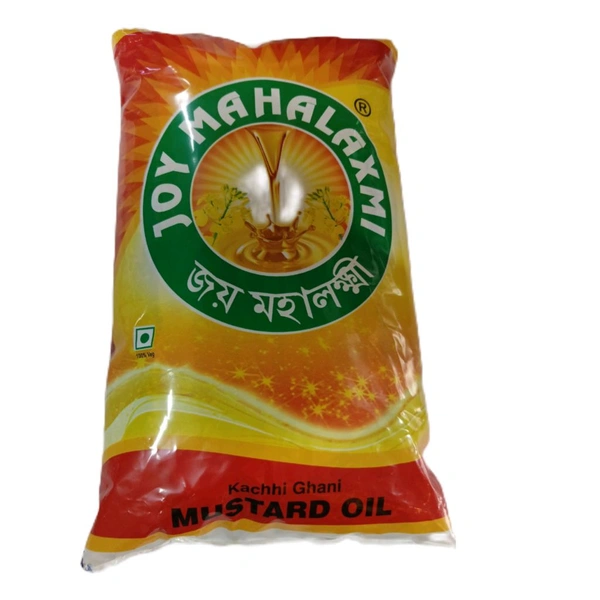 Joy Mahalaxmi Mustered Oil 1kg Pouch 