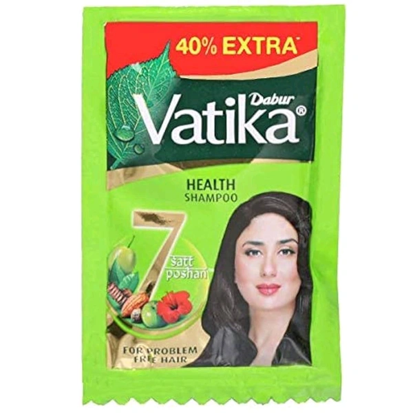 VATIKA health shampoo sachets 6.5ml each (Pack of 16)