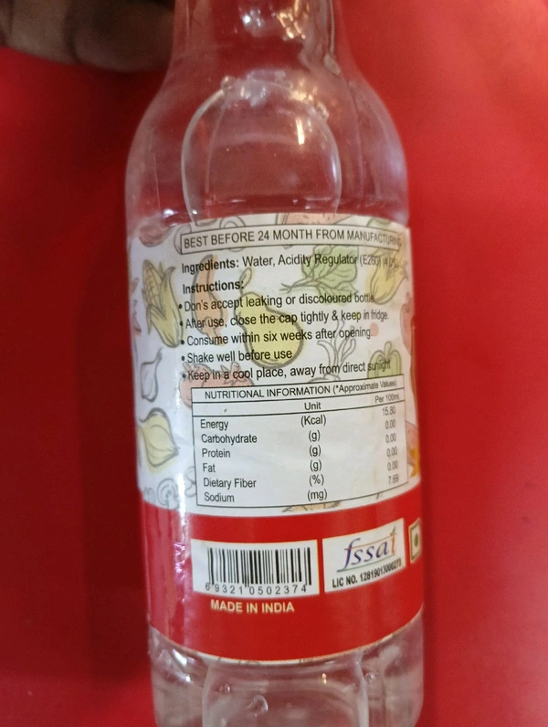 Deer Brand White Vinegar Acetic For Pickling,