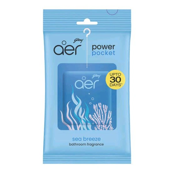 Godrej Aer Pocket - Bathroom Air Fragrance  Sea Breeze10 g