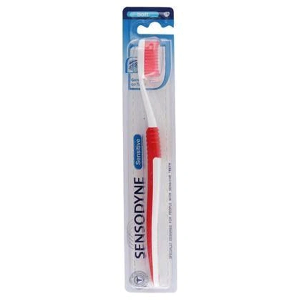  Sensodyne Toothbrush: Sensitive manual tooth brush with soft rounded bristles for adults, 1 piece