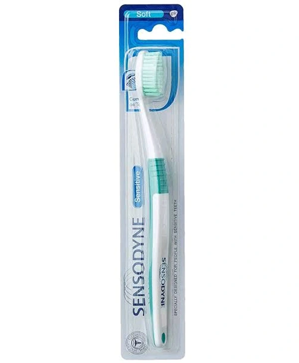  Sensodyne Toothbrush: Sensitive manual tooth brush with soft rounded bristles for adults, 1 piece