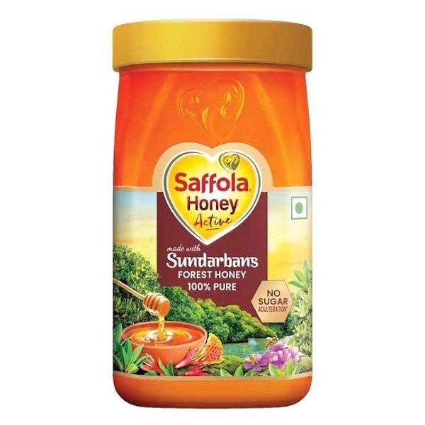 Saffola Honey Active, Made with Sundarban Forest Honey, 100% Pure 250g