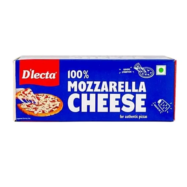D'Lecta Plain Mozzarella Cheese Block 200g