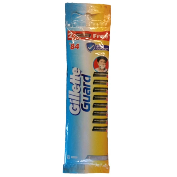 Gillette Guard Manual Shaving Razor Blades -8 Cartridges, Men ...