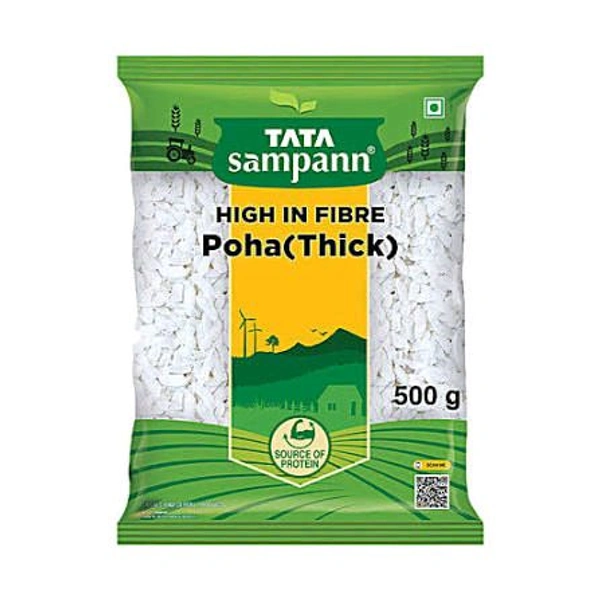 Tata Sampann Poha - Thick, 500 g