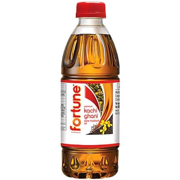 Fortune Premium Kachi Ghani Pure Mustard Oil, 200 ml