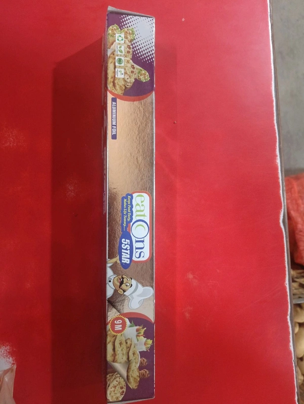 Silver Roll Smooth 9 Meter Aluminum Foil, For Packing Food ...