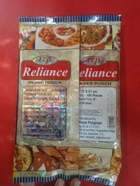 Reliance Silver Pouch Size 9X12  Pack Of 100 Pieces