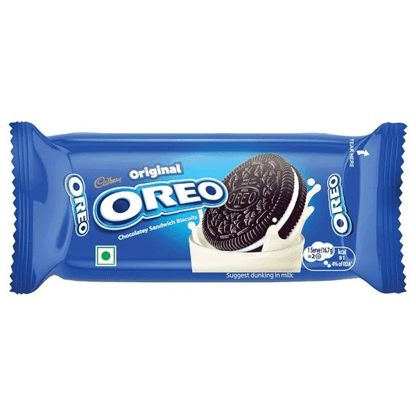 Cadbury Oreo Original Biscuits - Delicious Chocolate Treats 41.71gm