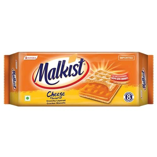 Malkist Cheese Flavoured Cracker Biscuits  144 Gram