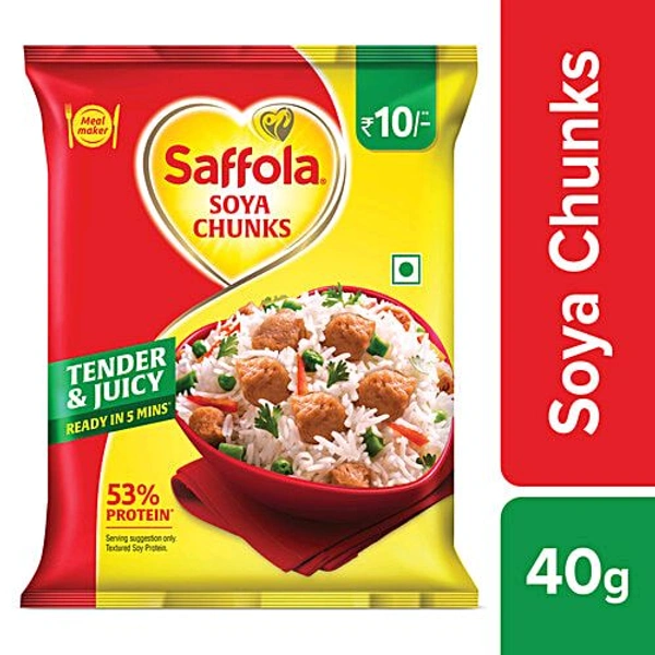 Buy Saffola Meal Maker Soya Chunks - High Protein,43g