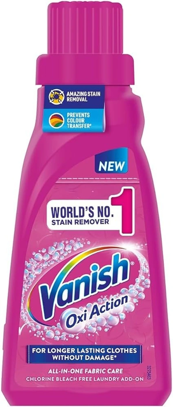 Vanish All In One Liquid Detergent Booster - 400 Ml | Removes Stains, Whitens Whites And Brightens Colors, 