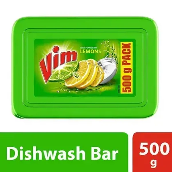 Vim Dishwash Bar - 500g (Lemon) 