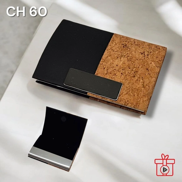 CH-60 Black / Cork - Black, Card Holders