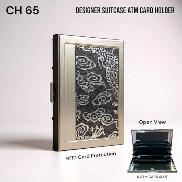 CH 65  Designer suitcase ATM Cardholder